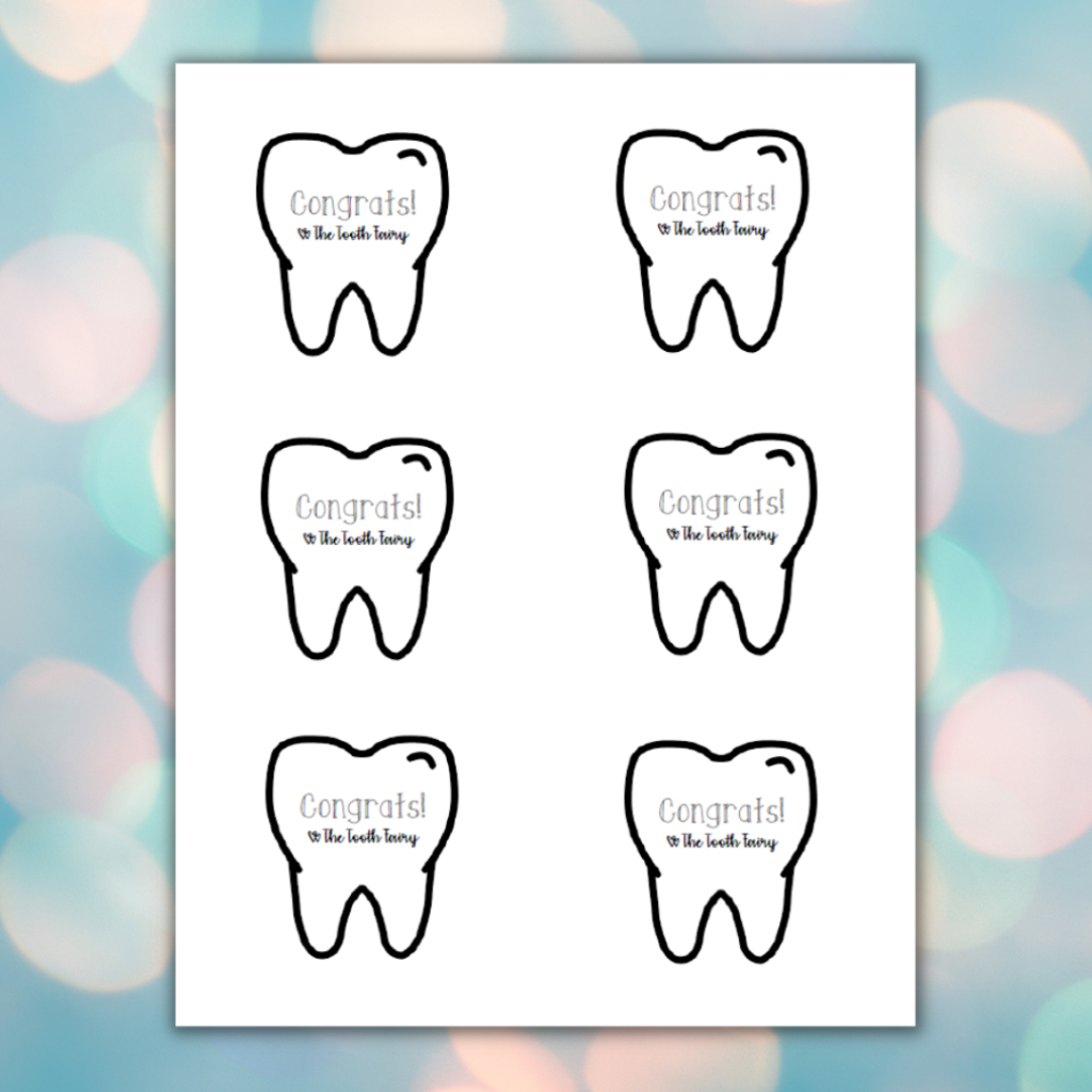 Tooth Fairy Note - Sunshine Sabor & Co